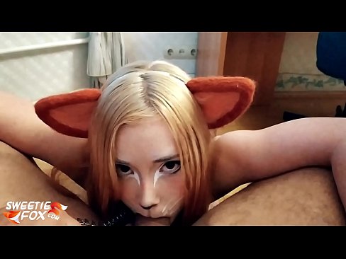 ❤️ Kitsune engole a piça e o esperma na boca Sexo superior em nós ❌